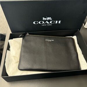 Coach black wallet